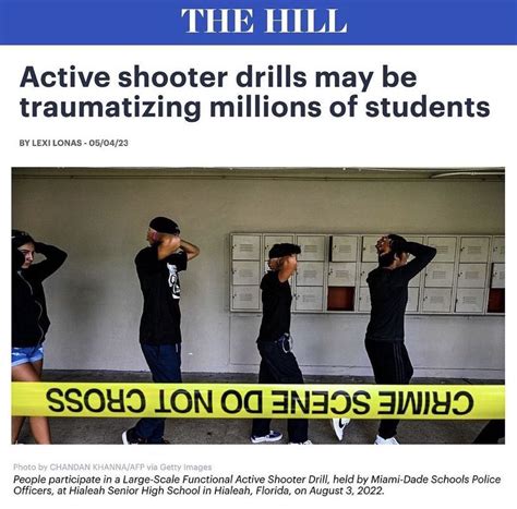 Active shooter drills may be traumatizing millions of students